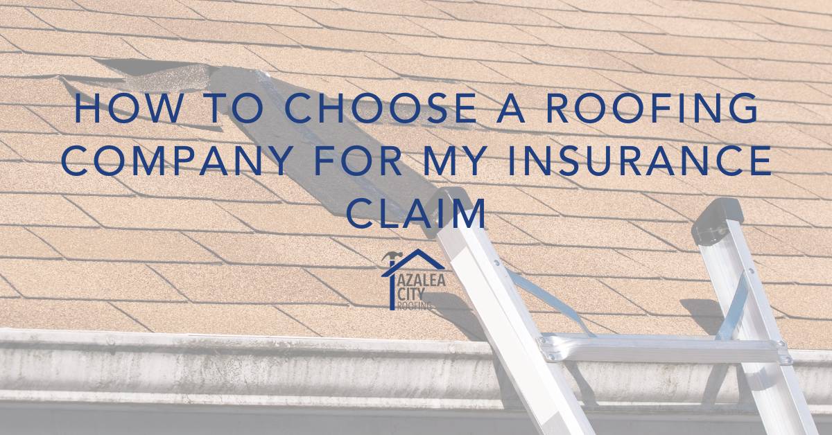 roofing for insurance claim